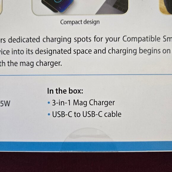 NIB - 3 in 1 Charger - Picture 4 of 7